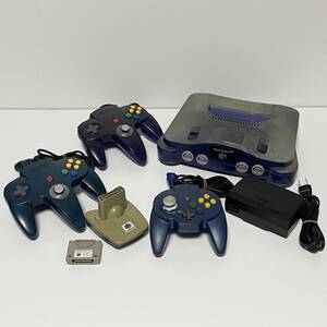 通電確認〇 Nintendo 64 ニンテンドー64 NUS-001 本体 周辺機器 まとめ コントローラー 64GBパック 任天堂 ゲーム FT037