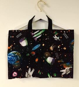 宇宙柄レッスンバッグ ハンドメイド