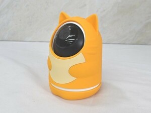 1円スタート SwitchBot 見守りカメラ にゃんボット ベビーモニター ペットカメラ 自動追尾 双方向音声会話 ナイトビジョン オレンジ A07012