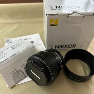 NIKON ニコン 1 NIKKOR 32mm F1.2 φ52 ブラック　箱あり動作未確認@24107512