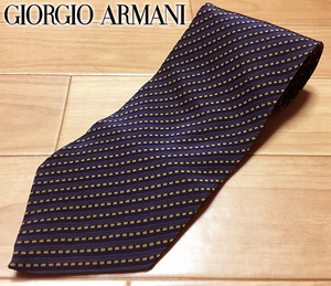 伊製 ジョルジオ・アルマーニ Giorgio Armani ネクタイ 黒