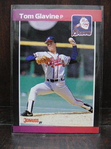 1989 Donruss TOM GLAVINE 送料無料