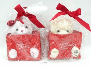 【z28787】未開封・保管品 THE KISS Snowy Christmas 2017 オリジナルベア LOVE&HAPPY 格安スタート