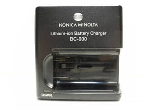 即決！　KONICA MINOLTA 純正充電器：BC-900　中古　本体のみ　動作品