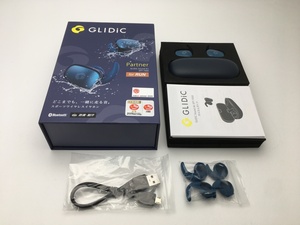 Partner GLIDiC Sound air SPT-7000 for RUN◆新品◆インディゴブルー スポーツワイヤレスイヤホン 防滴・耐汗 Bluetooth