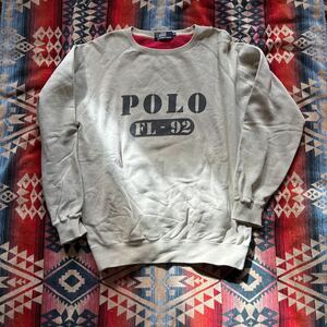 ビンテージ　RALPH LAUREN スウェット　サイズM POLO FL-92 90S 古着　ラルフローレン　91 92 93 RRL COUNTRY ポロラルフローレン