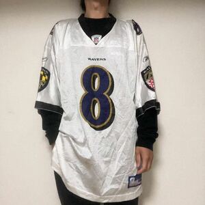 NFLリーボック　ボルチモアレイブンズBaltimore Ravens　フットボールジャージXLカイルボーラー