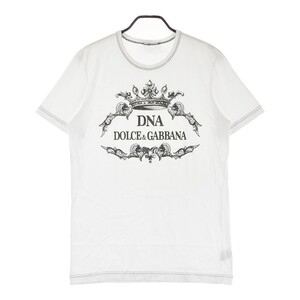 DOLCE & GABBANA ドルチェ アンド ガッバーナ 半袖Tシャツ ホワイト系 52 [240101317494] メンズ