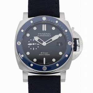 パネライ サブマーシブル クアランタクアトロ ESteel Blu Profondo ブルー PAM01289 メンズ 新品 送料無料 腕時計