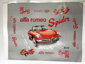 TOGI ミニカー ボックスアート AlfaRomeo Spider ポスター ジュリア 卒業 ダスティン・ホフマン