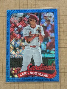 ラーズ・ヌートバー【MLB 2024 TOPPS UPDATE SERIES】LARS NOOTBAAR T89CU-93 1989 TOPPS CHROME ブルーモジョ #/150