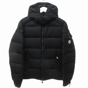 未使用品 モンクレール MONCLER タグ付き MONTGENEVRE モンジュネーブル ウール ダウンジャケット コート フード ロゴワッペン 1 約S