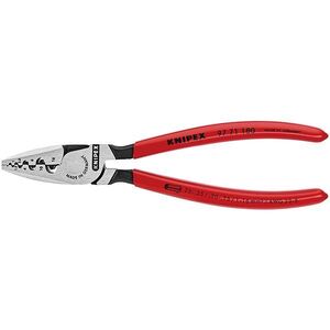 【新品】KNIPEX（クニペックス）9771-180 エンドスリーブ用圧着ペンチ （SB）