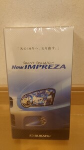 スバル　New IMPREZA　インプレッサ　ビデオカタログ　VHS 販促用　未開封