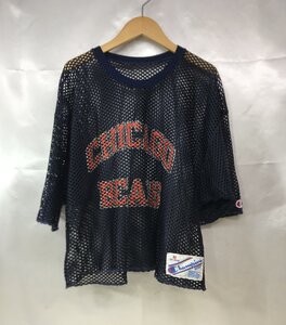 Champion チャンピオン 80s CHICAGO BEARS シカゴベアーズ メッシュフットボールシャツ 短丈 Tシャツ サイズM レディース ユニセックス