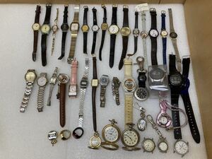 RE0795 腕時計 懐中時計 40点まとめ Casio／SEIKO／ALBA／他 現状品 0912