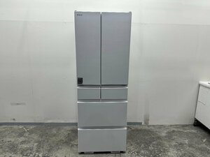 １円スタート　大阪発　日立　ノンフロン冷凍冷蔵庫　R-HWC54T　540L/110kg 2023年製　G