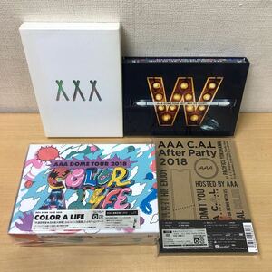 Y1106B AAA DVD 4本セット 2016 FANTASTIC OVER/2017 WAY OF GLORY/2018 COLOR A LIFE/C.A.L After Party 2018/初回生産限定盤 初回盤 