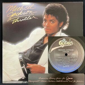 US-Original / 美品! 初回Co-Produced表記無し裏2行ジャケ Michael Jackson マイケル・ジャクソン / Thriller スリラー レコード LP ソウル