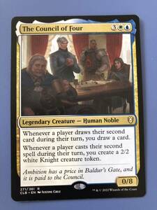 [AG-MTG] (271)《四公会議/The Council of Four》[CLB] 金R通常版