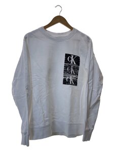 Calvin Klein Jeans◆スウェット/M/コットン/WHT/J318802