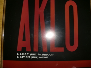 良品限定盤 AKLO [S.H.O.T. (REMIX) & DAY OFF (REMIX)] BACHLOGIC KLOOZ JIGG TSUTAYA RECORDSオリジナル先着特典シングル