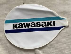 バトミントン ラケットカバー kawasaki/カワサキ 27.5×37.5cm 白色系◆◆未使用品