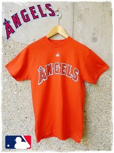 メンズ　MLB　半袖　Tシャツ　LA ANGELS　アナハイム　エンジェルス　#36　ジェレット・ウィーバー　アメリカ　インポート　メジャー　S