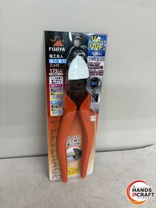 ♪【未使用】FUJIYA　偏芯薄刃ニッパー　7700N-175　【中古】