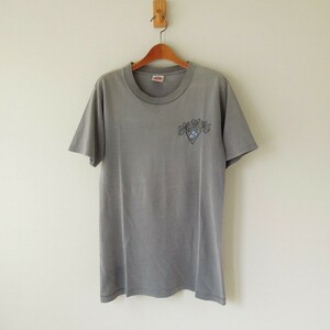 パウエルペラルタ 80s Tシャツ トミーゲレロ USA製 褪せたチャコールグレー S（w-2127）