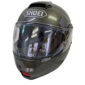 【即決】 SHOEI ショウエイ NEOTEC ネオテック システムヘルメット Mサイズ グレー系 灰系 8527-100