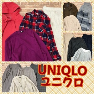 F－888　限定！【#UNIQLO　ユニクロ　　おまとめセット　　サイズS~L　大量　25着　】☆大量☆古着☆