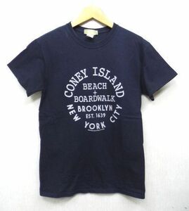 ★BROOKLYN Beach Shop ◎ブラック　半袖Tシャツ　Sサイズ