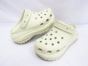 CROCS クロックス MEGA CRUSH CLOG メガクラッシュクロッグサンダル 厚底 207988 サイズM7W9 25cm 中古品 ★130516