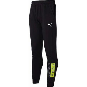 ★プーマ PUMA 新品 メンズ UVCUT ニット トレーニング ロング パンツ ボトムス 黒 Lサイズ [525232-01-L] 四 弐★QWER★