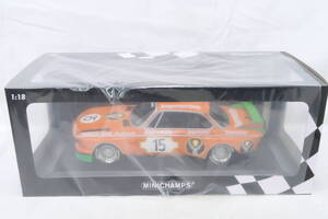 MINICHAMPS BMW 3.0 CSL LAUDA/JOISTEN NUR 1973 #15 Jagermeister イエガーマイスター 箱付 1/18 イシレレ