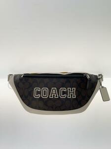 COACH◆ウエストバッグ/-/BRW/総柄/CB912/ロゴ