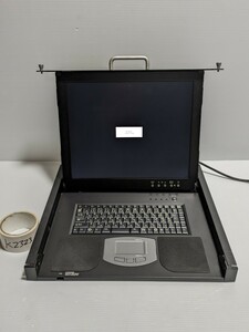 FUJITSU 富士通17インチ　ラック・コンソール RC25/PY-R1DP1 モニター　動作確認済み　日本製品　