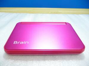 ◆展示美品 SHARP シャープ カラー電子辞書 Brain(ブレーン) PW-G4200-P ピンク [中学生向けモデル/110コンテンツ収録] 1点限り