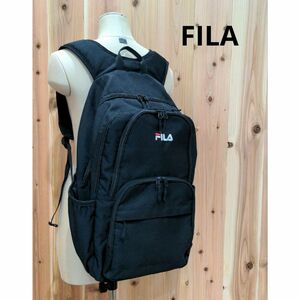 FILA フィラ リュック 通勤 通学 バックパック ブラック バッグ 黒