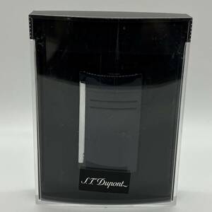 L005-SG3-231◎S.T.Dupont デュポン 喫煙具 オイルライター 黒×シルバー コレクション ※ケース付き