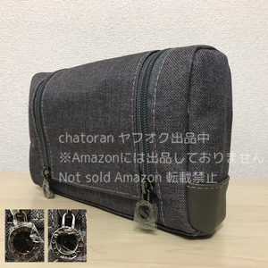 即決3500円★非売品●BVLGARI/ブルガリ×エミレーツ航空●ビジネスクラス アメニティ ポーチ のみ ロゴ入りチャーム付き 吊り下げ可 未使用