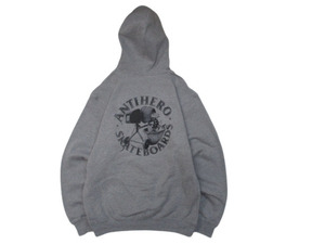 新作☆即決 ANTIHERO アンタイヒーロー DIY EAGLE PULLOVER HOODIE フーディー ヘザーグレー SIZE:M.アンチヒーロー スラッシャー ftc huf