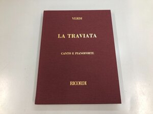 ★　【輸入楽譜 LA TRAVIATA Canto E Pianoforte オペラ ジュゼッペ・ヴェルディ RICORDI 2006年】159-02412