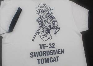 YTS95東洋SトムキャットUSネイビーTOMCATネコU.S.N猫 リンガー 半袖TシャツUSA製Buzz Rickson