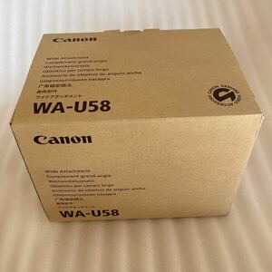 キヤノン Canon WA-U58 ワイドアタッチメント 対応機種 GX10 XF705 / XF605 / XF405 / XF400 / XA55 対応 レンズ 業務用 ビデオカメラ 用