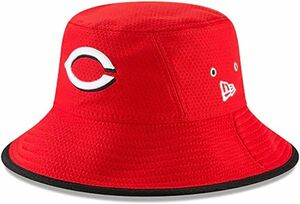 USA正規品 NEWERA ニューエラ REDS シンシナティ レッズ HEX BUCKETHAT バケットハット フリーサイズ MLB メジャーリーグ 赤 秋山