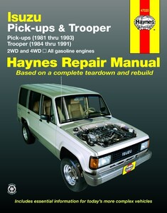 整備 修理 整備書 サービス マニュアル ISUZU いすゞ イスズ petrol pick-ups 1981-1993 Trooper Trooper II 1984-1991 ビックホーン ^在