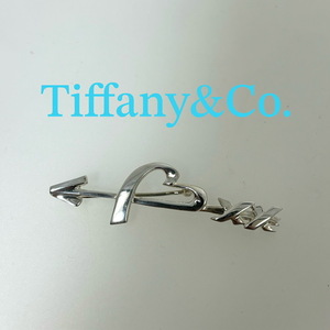 【Tiffany&Co.】ティファニー ブローチ ラビングハート&キス アロー