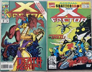 アメコミ X factor 7 99X-men 1991年 エックスメン marvel spider man マーベル スパイダーマン DC Batman アイアンマン ヴェノム リーフ